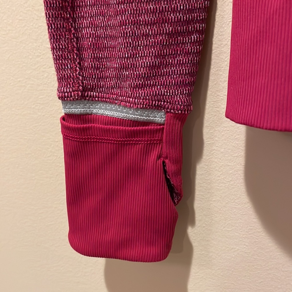 Lululemon Runderful 1/2 Zip Heathered Berry Rumble - Picture 5 of 7